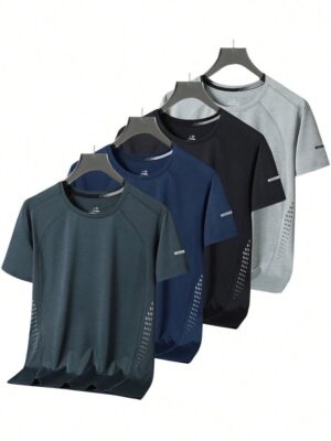 Quick-Dry Ice Silk Short-Sleeve