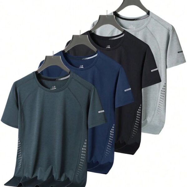 Quick-Dry Ice Silk Short-Sleeve
